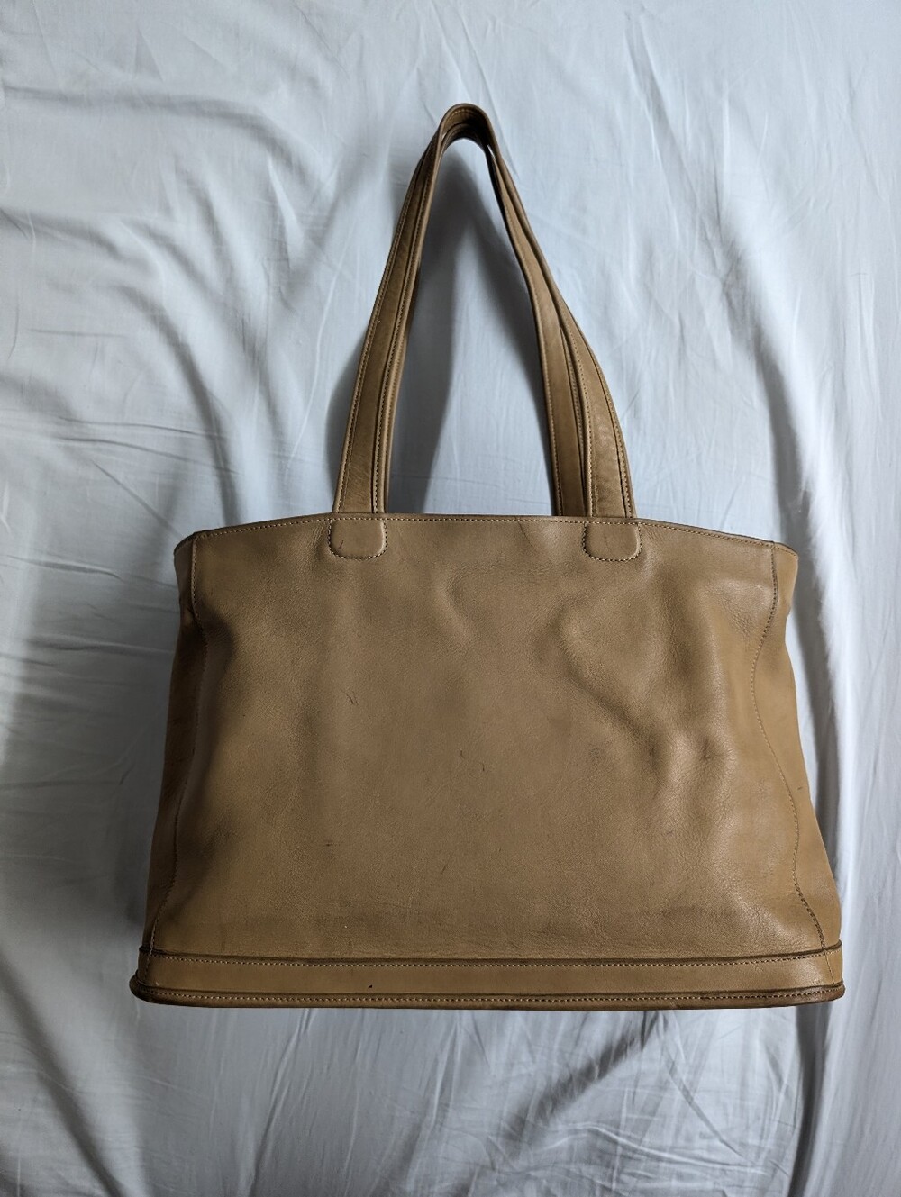 90s Vintage Coach Bleecker Leather Tote Shoulder Bag, A9C-9306, made in USA